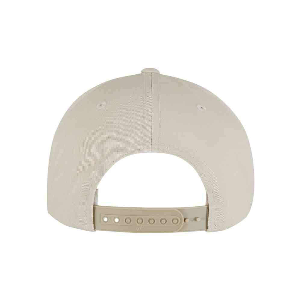 Flexfit - Classic 5 Panel Snapback Cap - Beige/Green